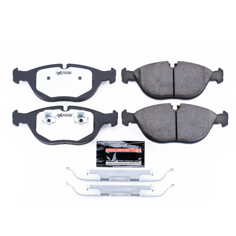 Power Stop 04-06 Audi TT Quattro Front Z26 Extreme Street Brake Pads w/Hardware Brake Pads - Performance PowerStop