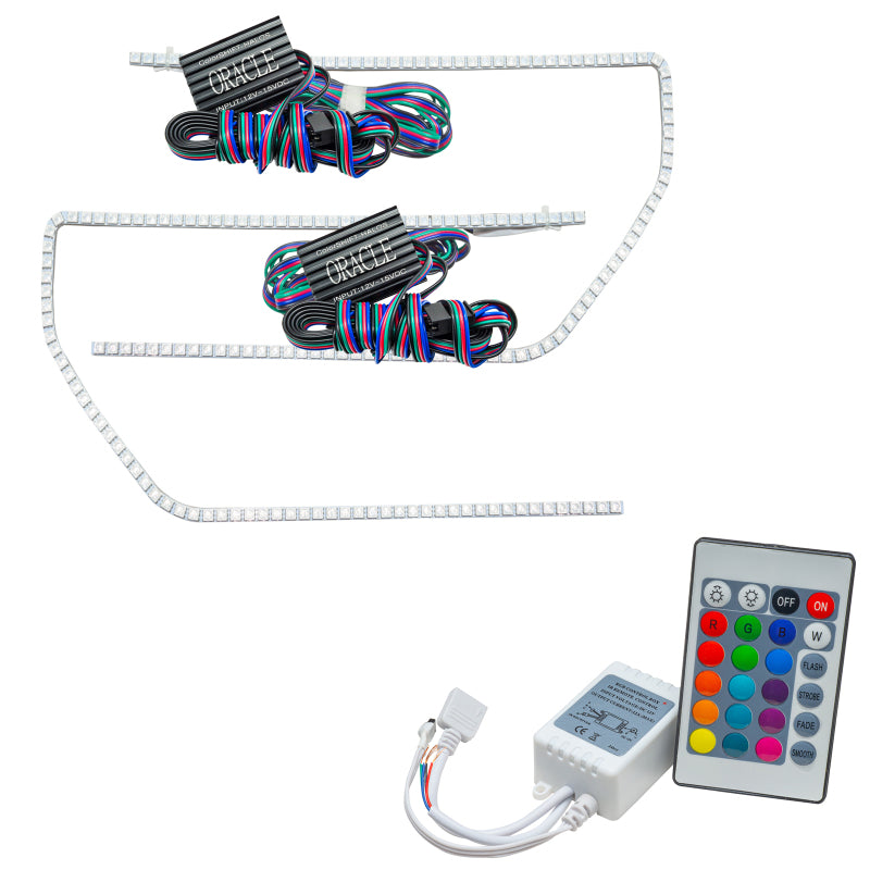 Oracle Ford F-150/Raptor 09-14 Perimeter Halo Kit - ColorSHIFT w/ Simple Controller Headlights ORACLE Lighting