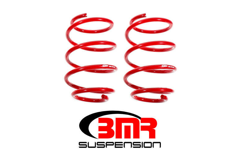 BMR 16-17 6th Gen Camaro V8 Front Performance Version Lowering Springs - Red Lowering Springs BMR Suspension
