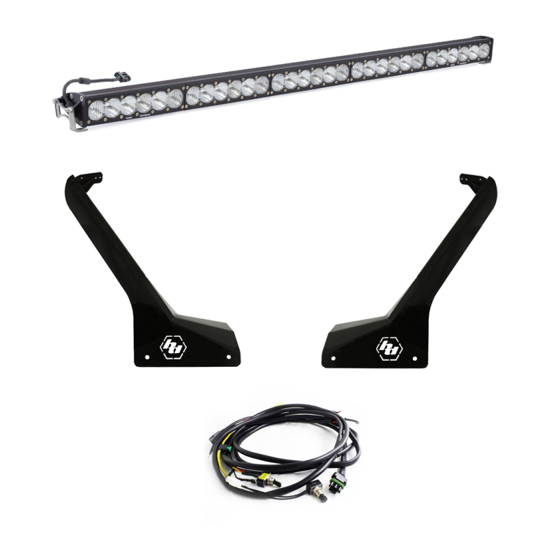 Baja Designs Jeep JL/JT Roof Bar LED Light Kit 50in OnX6+ Light Bars & Cubes Baja Designs