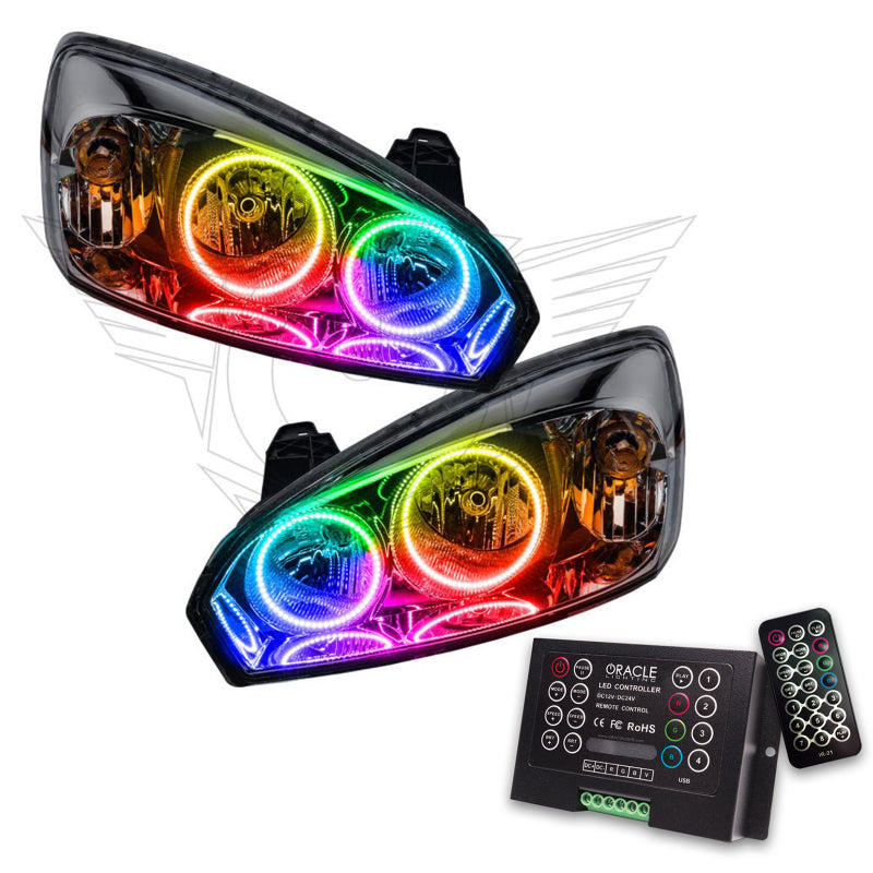 Oracle 04-07 Chevrolet Malibu SMD HL - ColorSHIFT w/ 2.0 Controller Headlights ORACLE Lighting