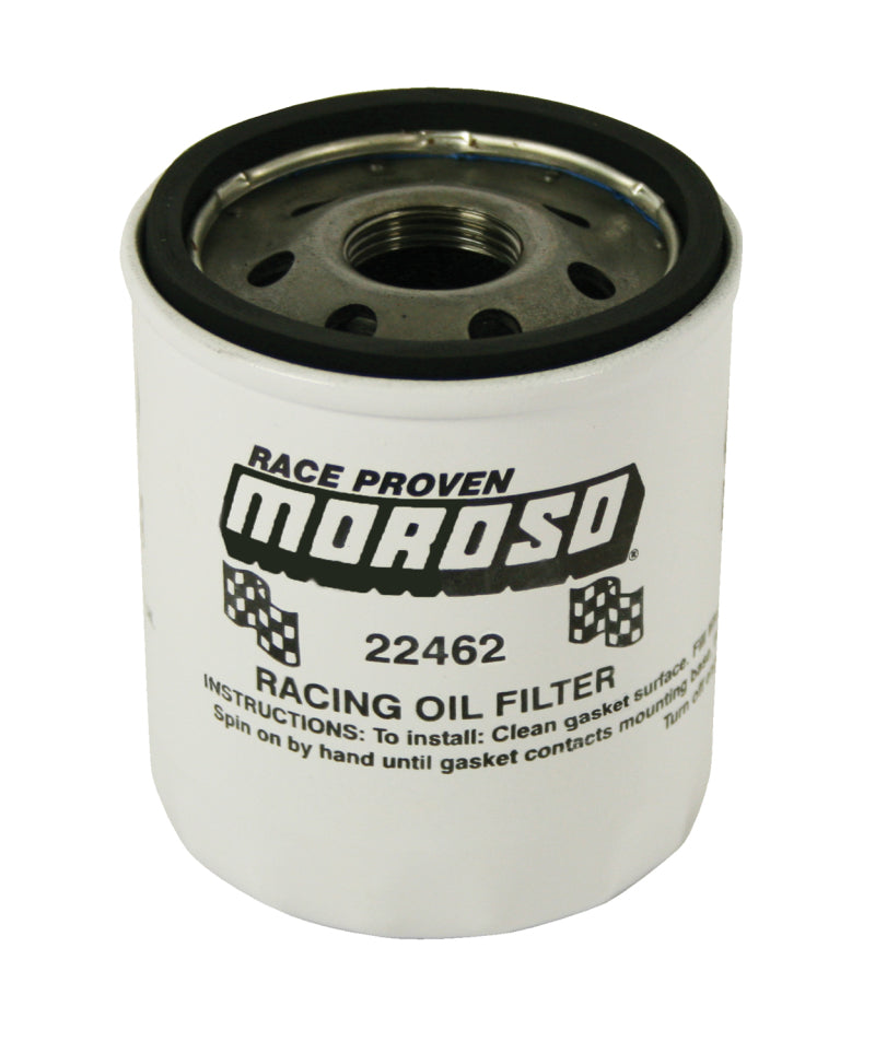 Moroso 97-06 Early GM LS 13/16in Thread 3-1/2in Tall Oil Filter - Racing Oil Filters Moroso