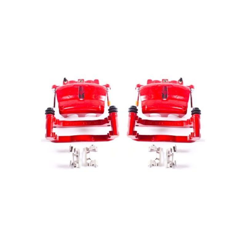 Power Stop 08-16 Buick Enclave Front Red Calipers w/Brackets - Pair Brake Calipers - Perf PowerStop