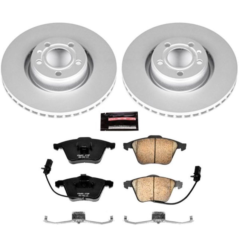 Power Stop 05-11 Audi A6 Front Z23 Evolution Sport Coated Brake Kit Brake Kits - Performance D&S PowerStop