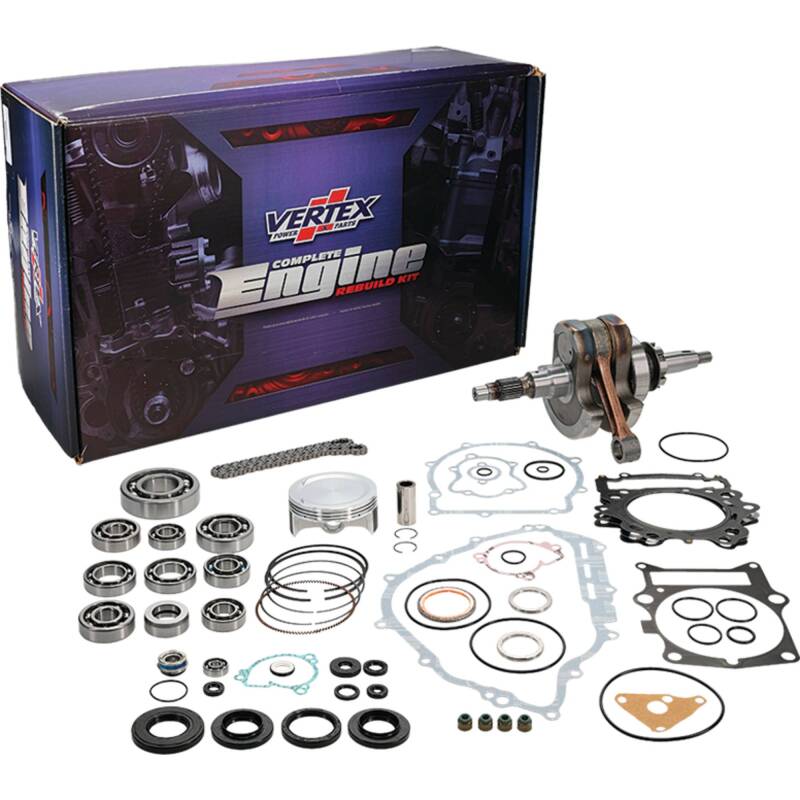 Vertex Pistons 07-13 YFM 700 FG Grizzly 4x4 Complete Engine Rebuild Kit Gasket Kits Vertex Pistons
