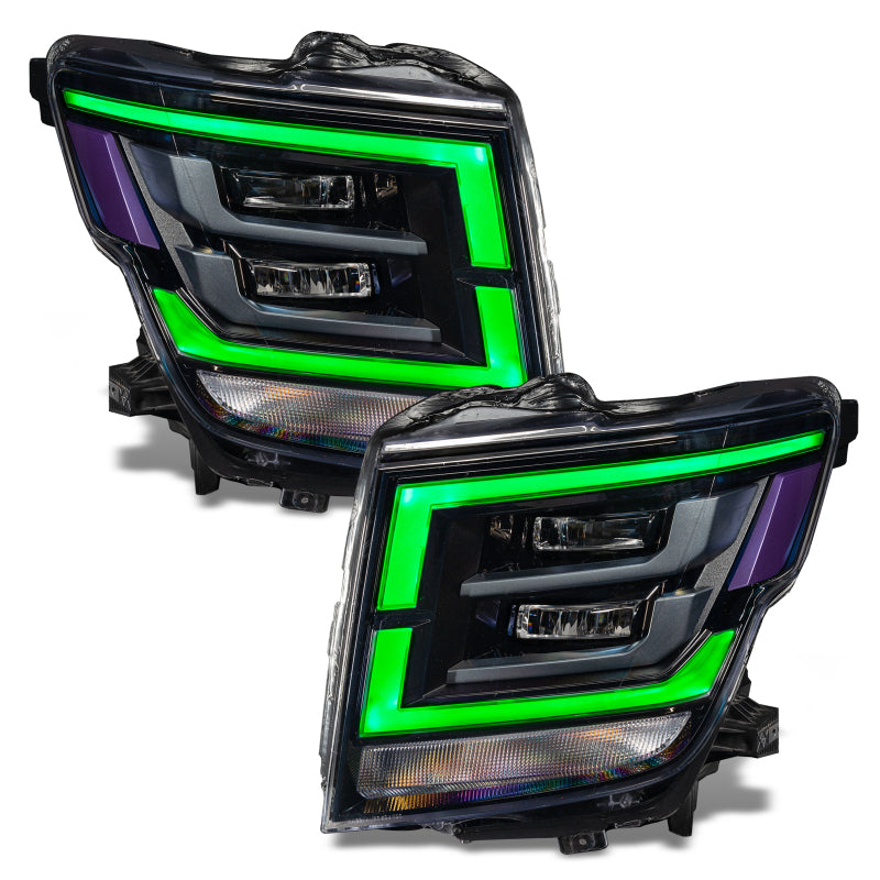Oracle 21-22 Nissan Titan RGB+W Headlight DRL Upgrade - ColorSHIFT w/ RF Controller Headlights ORACLE Lighting