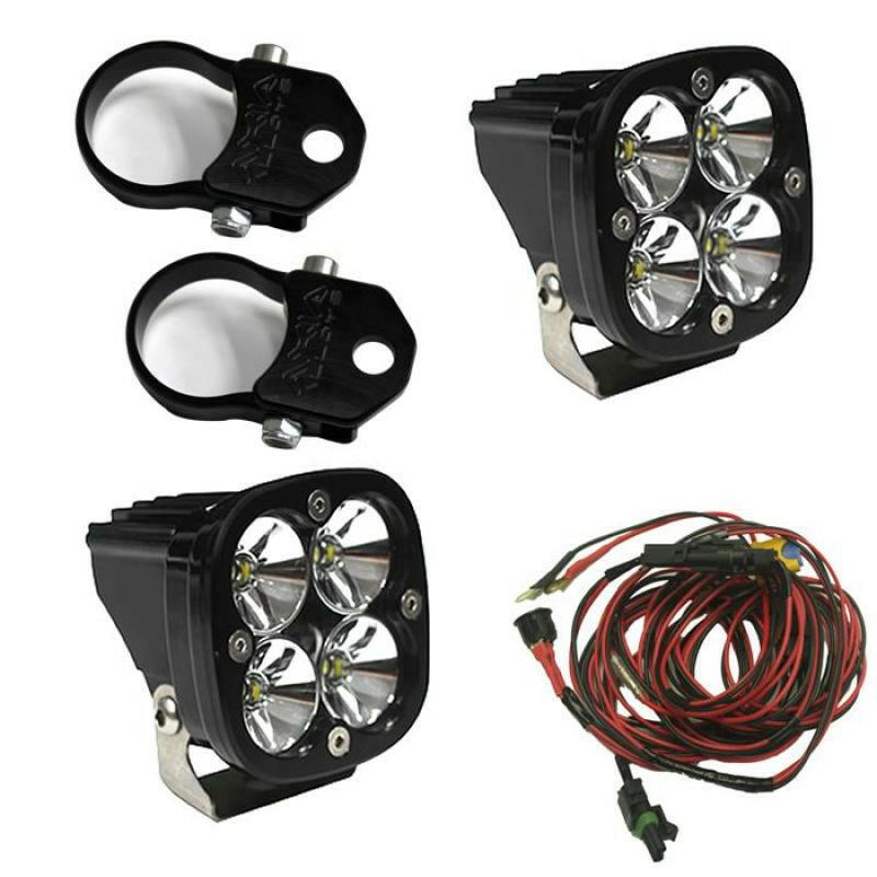 Baja Designs Squadron Pro LED Light Pods Kit w/Vertical Mounts/2.00in Harness Light Bars & Cubes Baja Designs