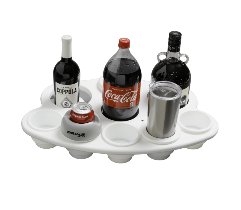SeaSucker Party Barge Horizontal - White Cup Holders SeaSucker