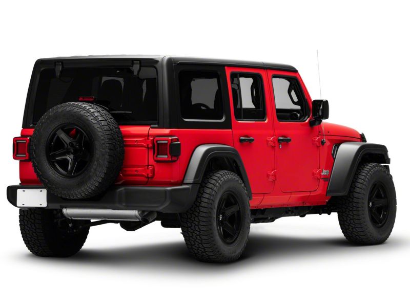 Raxiom 18-23 Jeep Wrangler JL Horizon LED Tail Lights- BlkHousing- Red Lens Tail Lights Raxiom