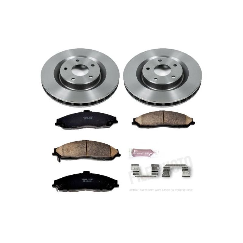 Power Stop 05-07 Cadillac XLR Front Autospecialty Brake Kit Brake Kits - OE PowerStop