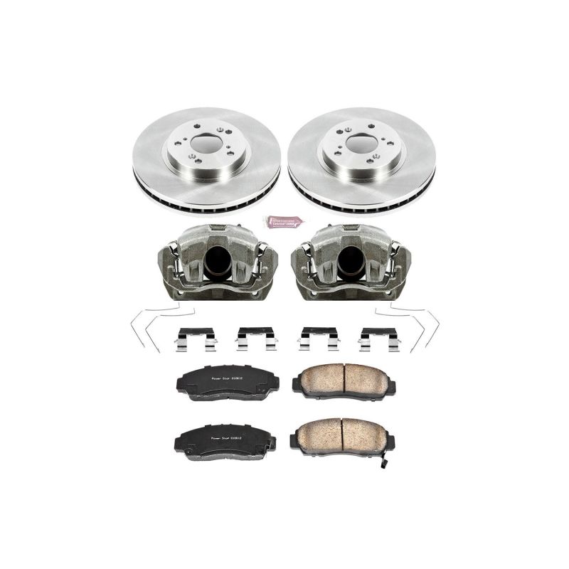 Power Stop 11-14 Acura TSX Front Autospecialty Brake Kit w/Calipers Brake Kits - OE PowerStop