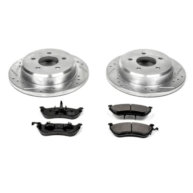 Power Stop 96-02 Ford Crown Victoria Rear Z23 Evolution Sport Brake Kit Brake Kits - Performance D&S PowerStop
