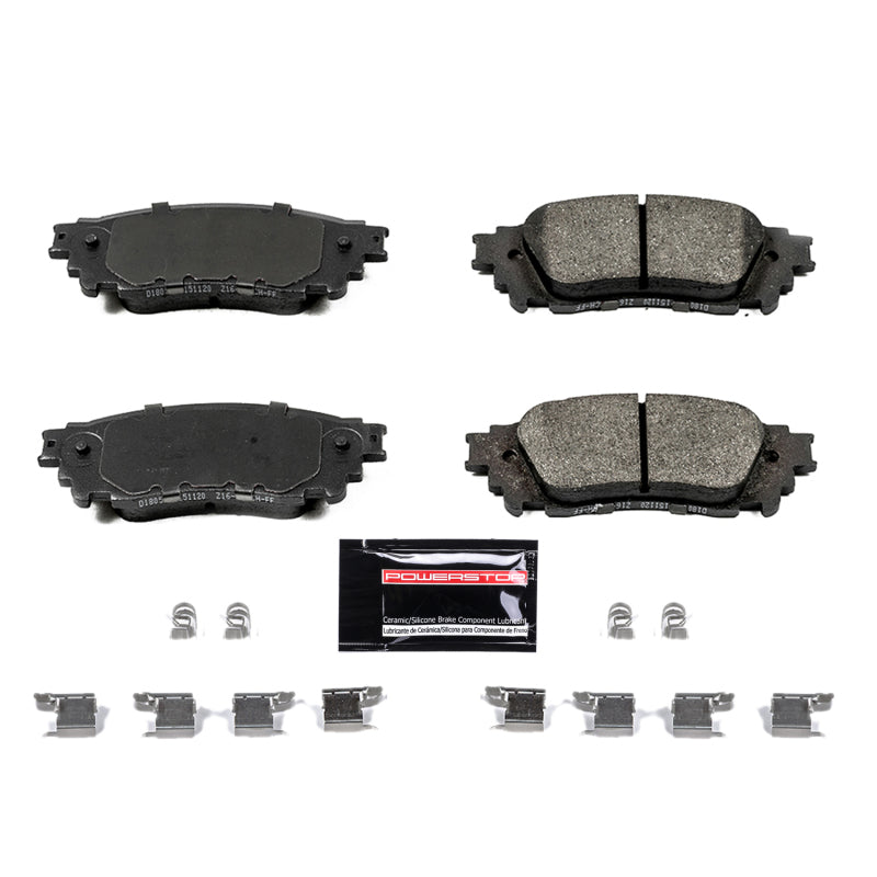 Power Stop 15-17 Lexus NX200t Rear Z23 Evolution Sport Brake Pads w/Hardware Brake Pads - Performance PowerStop