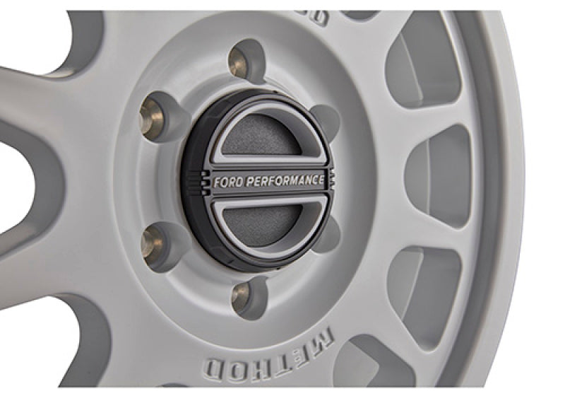 Ford Racing Bronco Method Center Cap - Oxford White Wheel Center Caps Ford Racing