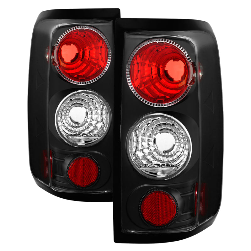 Spyder Ford F150 side 04-08 (Not Fit Heritage & SVT)Euro Tail Lights Blk ALT-YD-FF15004-BK Tail Lights SPYDER