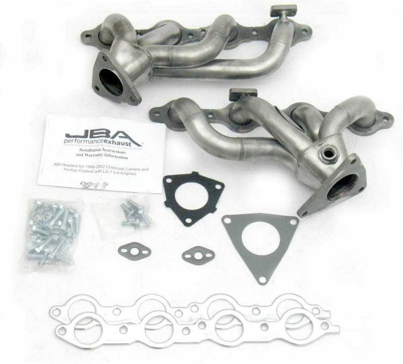 JBA 01-02 Camaro/Firebird LS1 1 5/8in Header Shorty Stainless Steel Headers & Manifolds JBA