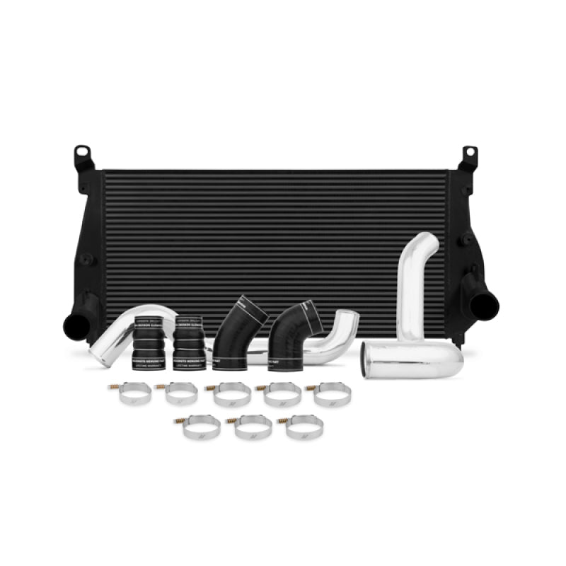 Mishimoto 02-04.5 Chevrolet 6.6L Duramax Intercooler Kit w/ Pipes (Black) Intercooler Kits Mishimoto