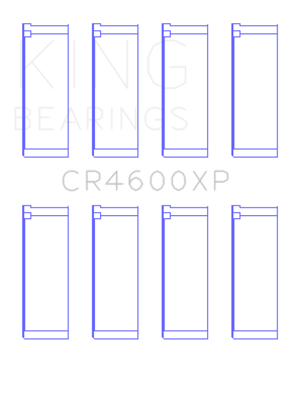 King Engine Bearings Mini (BMW) W11B16 Connecting Rod Bearings - Set of 4 Pairs Bearings King Engine Bearings