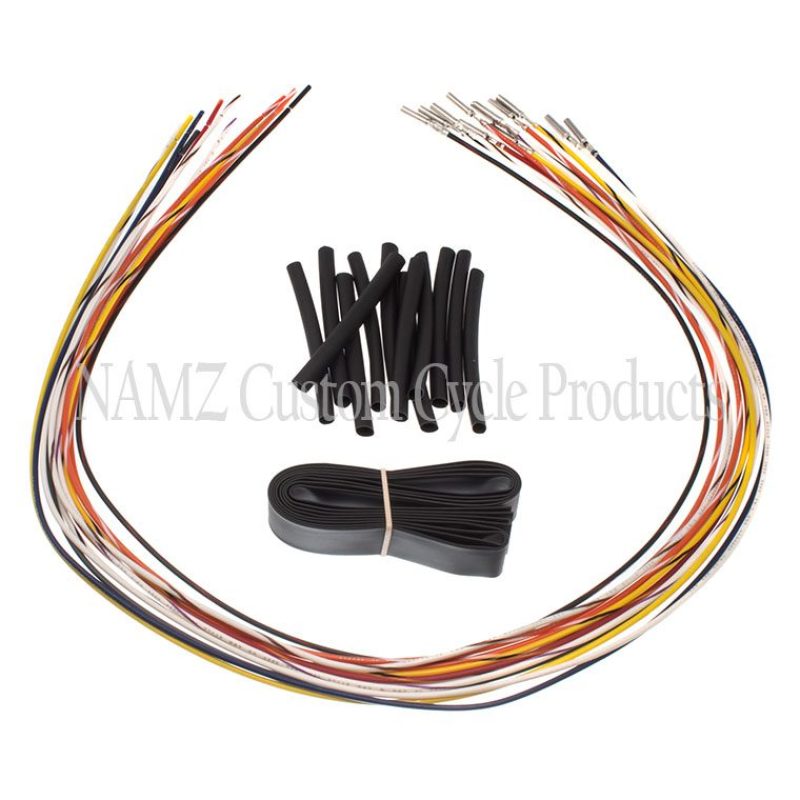 NAMZ 96-06 NON-Baggers Handlebar Switch Wire Extensions 24in. (Cut & Solder / Fits Up to 20in. Apes) Wiring Harnesses NAMZ