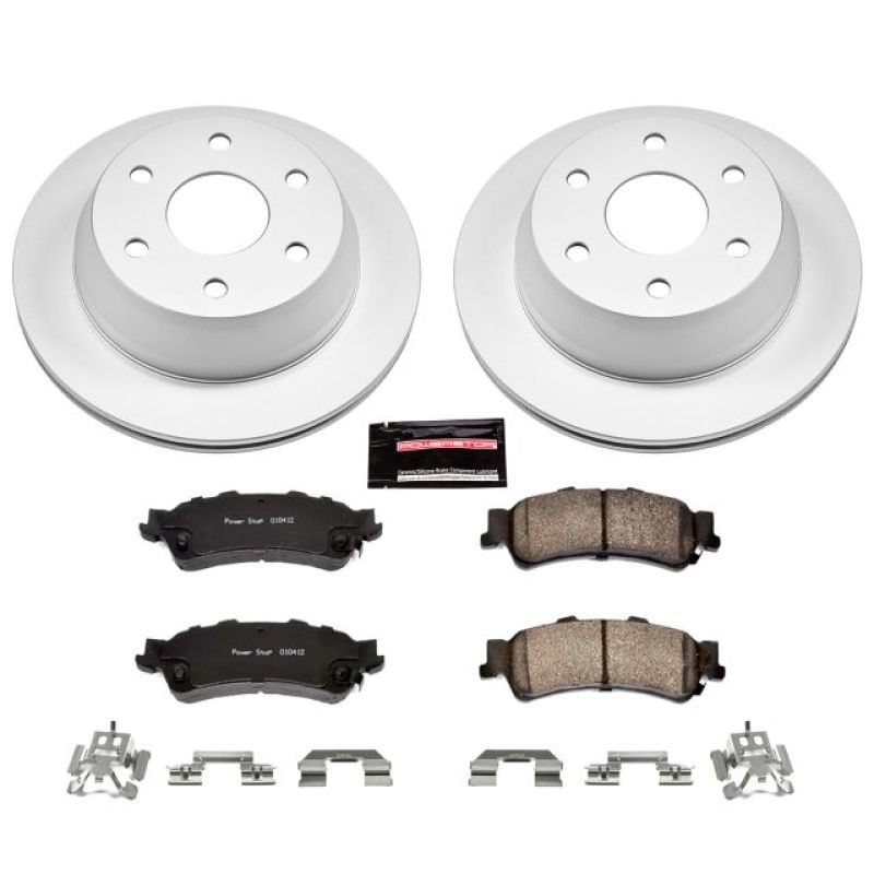 Power Stop 03-05 Chevrolet Astro Rear Z17 Evolution Geomet Coated Brake Kit Brake Kits - Performance Blank PowerStop