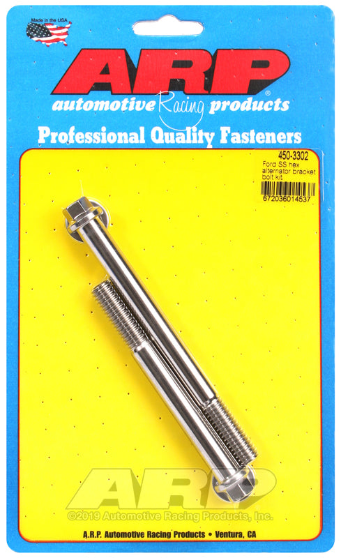 ARP Ford SS Hex Alternator Bracket Bolt Kit Hardware Kits - Other ARP