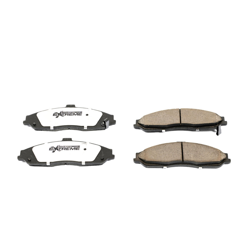 Power Stop 04-09 Cadillac XLR Front Z26 Extreme Street Brake Pads w/Hardware Brake Pads - Performance PowerStop