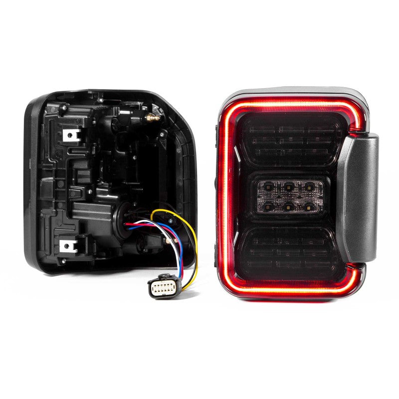 XK Glow Jeep JT Gladiator LED Taillight w/ Smoked Lens Light Accessories and Wiring XKGLOW
