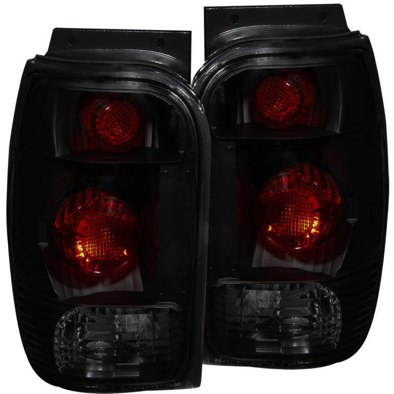 ANZO 1998-2001 Ford Explorer Taillights Dark Smoke Tail Lights ANZO