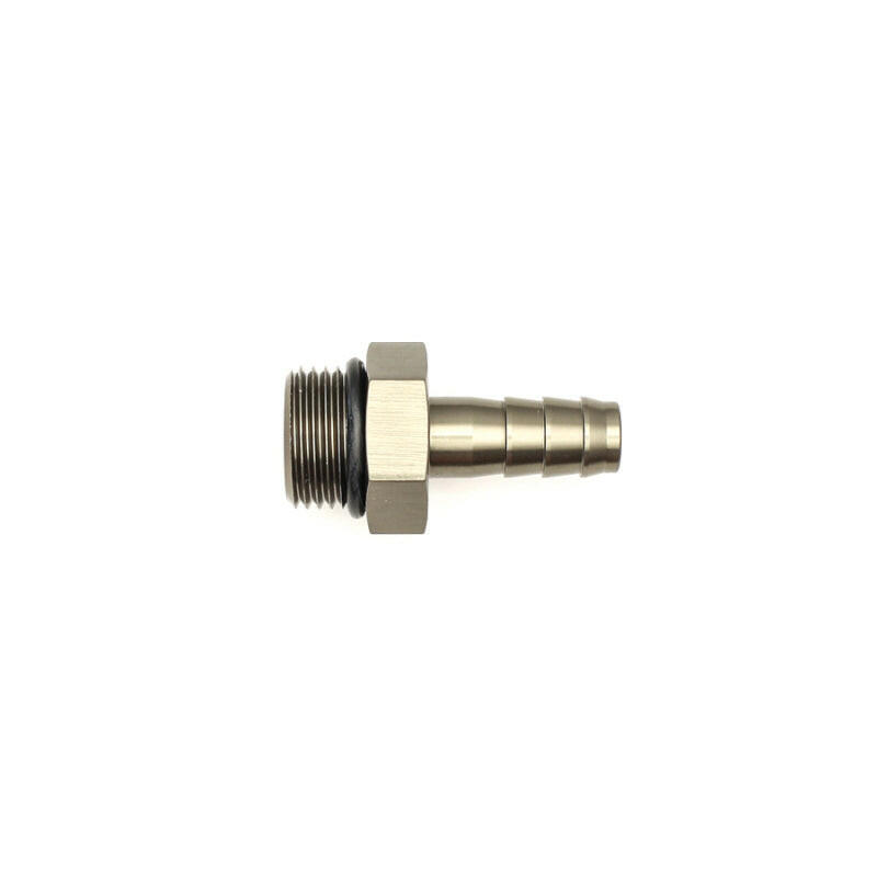 DeatschWerks 8AN ORB Male To 3/8in. Male Triple Barb Fitting (Incl. O-Ring) Fittings DeatschWerks