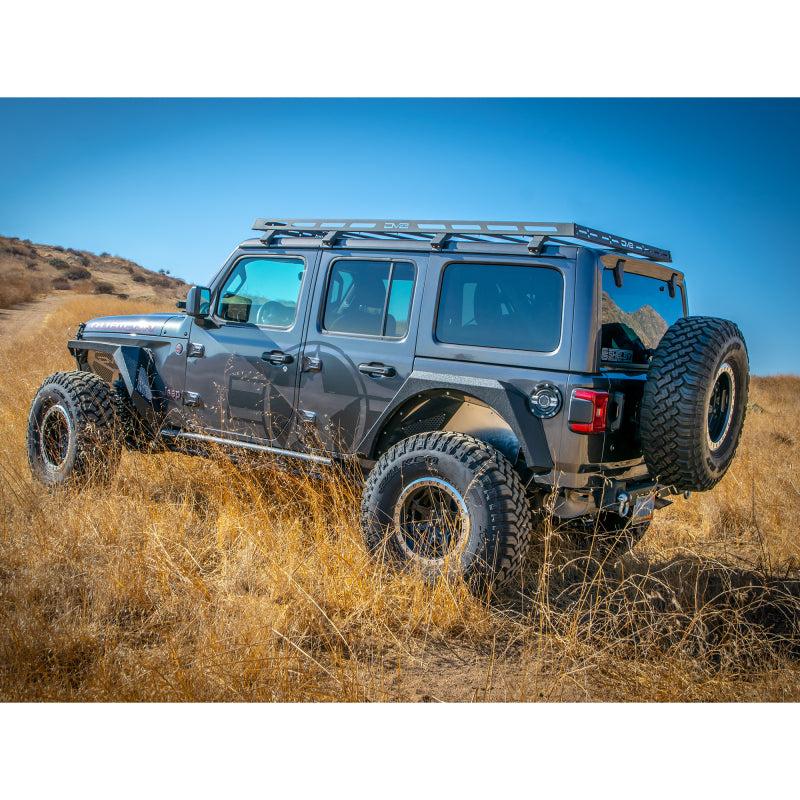 DV8 Offroad 18-21 Jeep Wrangler JL 4-Door Roof Rack Roof Rack DV8 Offroad