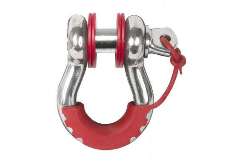 Daystar Red Locking D Ring Isolator w/Washer Kit Shackle Kits Daystar