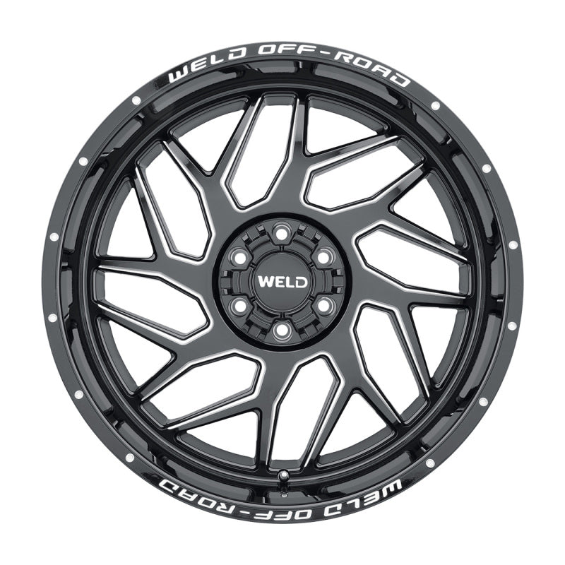 Weld Off-Road W117 20X10 Fulcrum 5X127 5X139.7 ET-18 BS4.75 Gloss Black MIL 87.1 Wheels - Cast Weld
