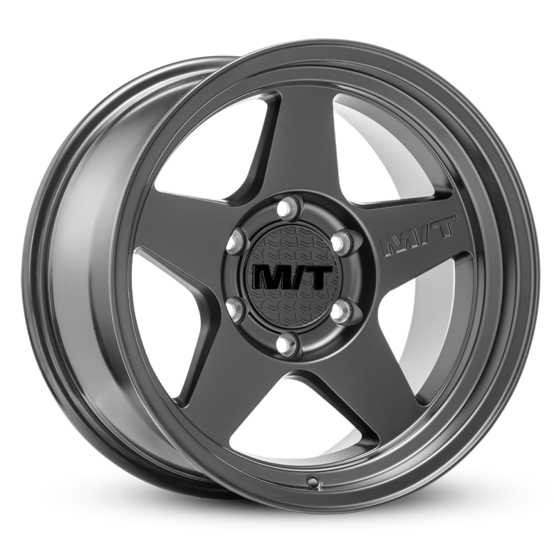 Mickey Thompson Open 5 Black Wheel - 17X9 6X5.5 BP 5in BS 0 Offset 108.1mm Bore Wheels - Cast Mickey Thompson
