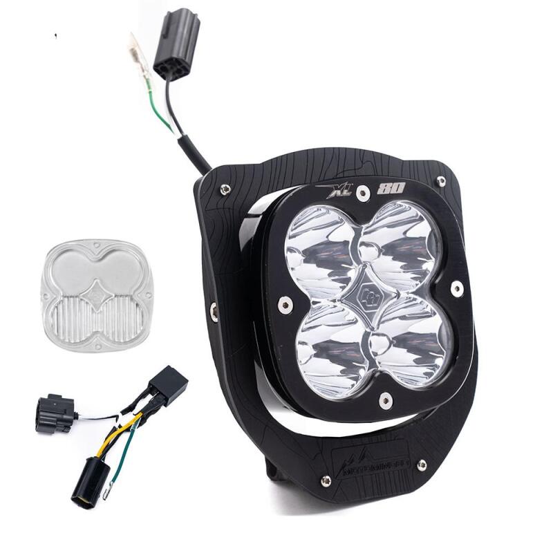 Baja Designs 2024 Husqvarna FE350S/FE350W/FE450 XL80 (D/C) Headlight Kit w/ Hi-Low Harness Light Bars & Cubes Baja Designs