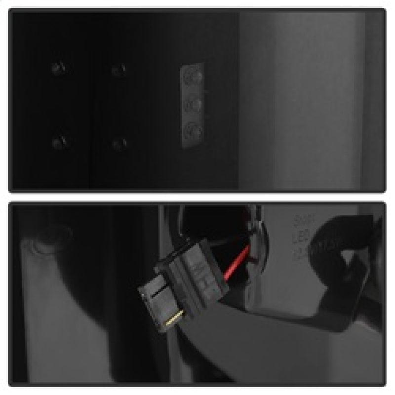 xTune 17-18 Ford F-250 Super Duty (Excl LED Models) LED Tail Lights-Blk Smk (ALT-ON-FS17-LBLED-BSM) Tail Lights SPYDER