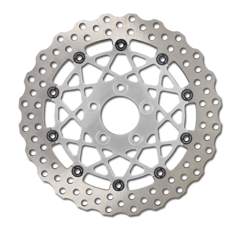 Performance Machine Disc/Carr Speedstar 320Mm X .20 Ff No O/S Front Chrome Brake Rotors - Drilled Performance Machine