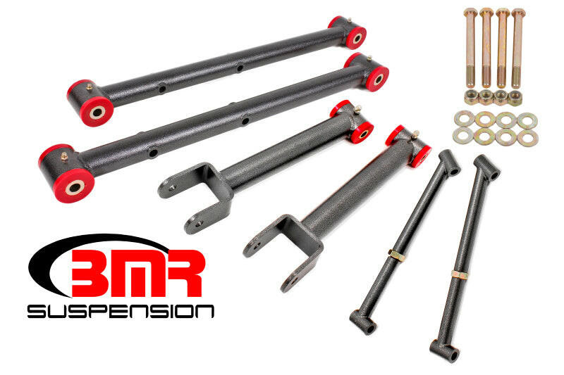 BMR 64-67 A-Body Non-Adj. Rear Suspension Kit - Black Hammertone Suspension Packages BMR Suspension