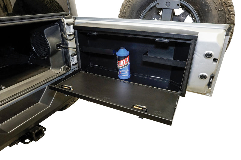 Tuffy Jeep Wrangler Tailgate Lockbox W/Combo Lock Cargo Boxes & Bags Tuffy Products