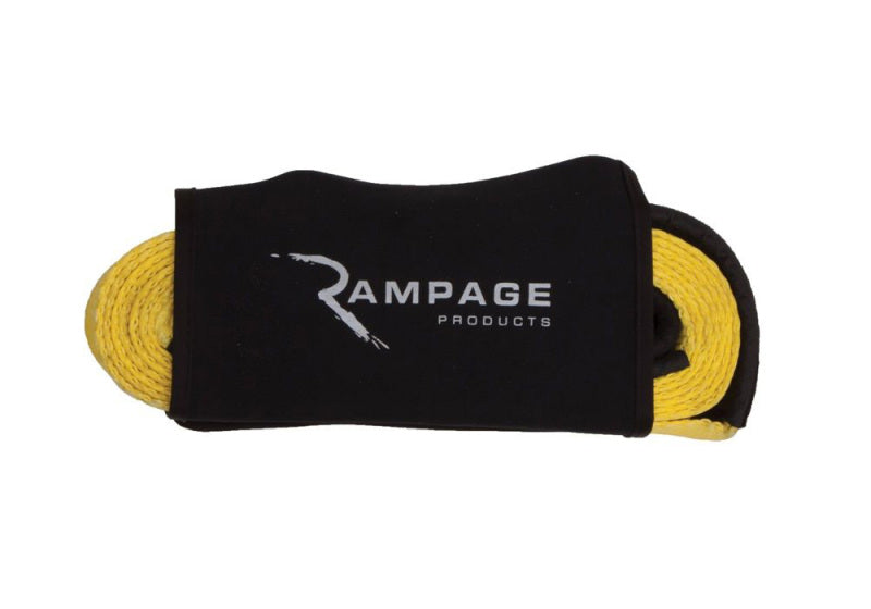 Rampage 1955-2019 Universal Recovery Trail Strap 3ftX 30ft - Yellow Tow Hooks Rampage