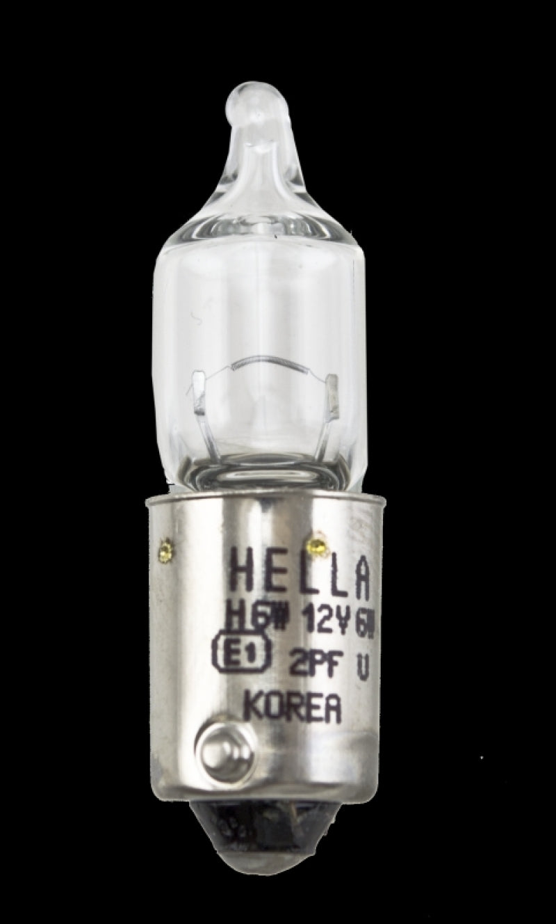 Hella Bulb H6W 12V 6W BAX9s T2.75 Bulbs Hella