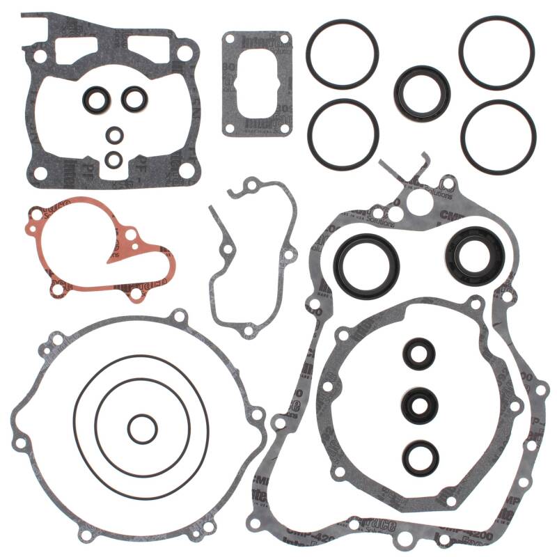 Vertex Gaskets 98-00 Yamaha YZ125 Complete Gasket Kit w/ Oil Seals Engine Hardware Vertex Pistons