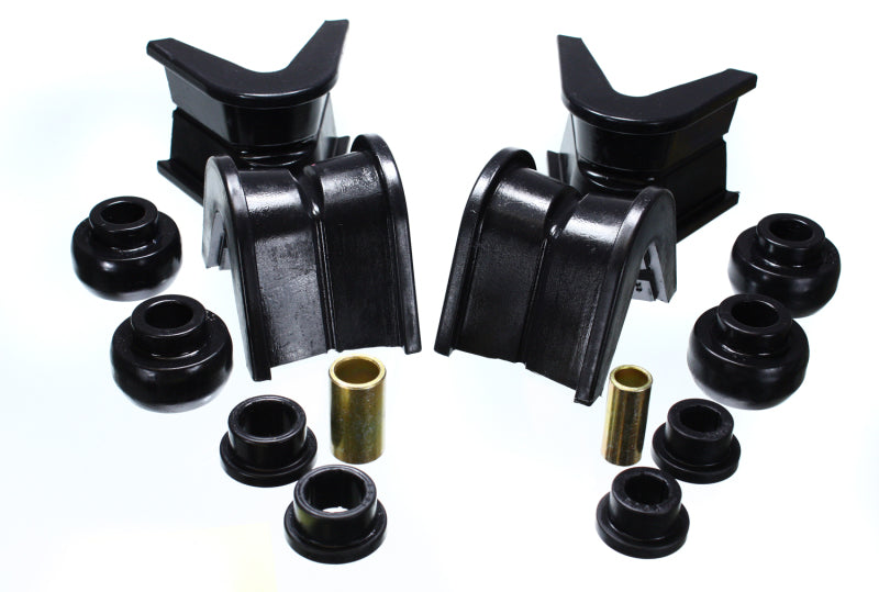 Energy Suspension 76-77 Ford Bronco/66-72 F-100/F-150 Black 7 Deg Offset Complete 14Pc C-Bushing Set Bushing Kits Energy Suspension