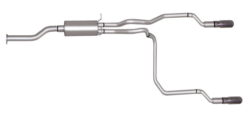 Gibson 96-97 Chevrolet S10 Base 2.2L 1.75in Cat-Back Dual Split Exhaust - Aluminized Catback Gibson
