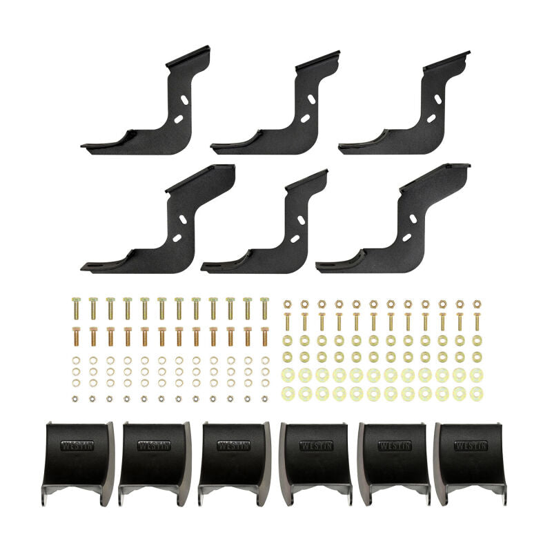 Westin 07-21 Toyota Tundra Double Cab AT6 Running Boards - Black Running Boards Westin