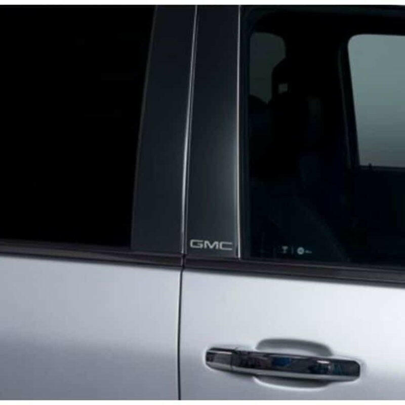 Putco 14-18 GMC Sierra LD - Fits Double Cab/Crew Cab Black Platinum Pillar Posts Exterior Trim Putco