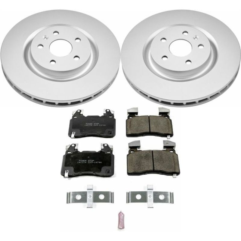 Power Stop 14-17 Chevrolet SS Front Z17 Evolution Geomet Coated Brake Kit Brake Kits - Performance Blank PowerStop