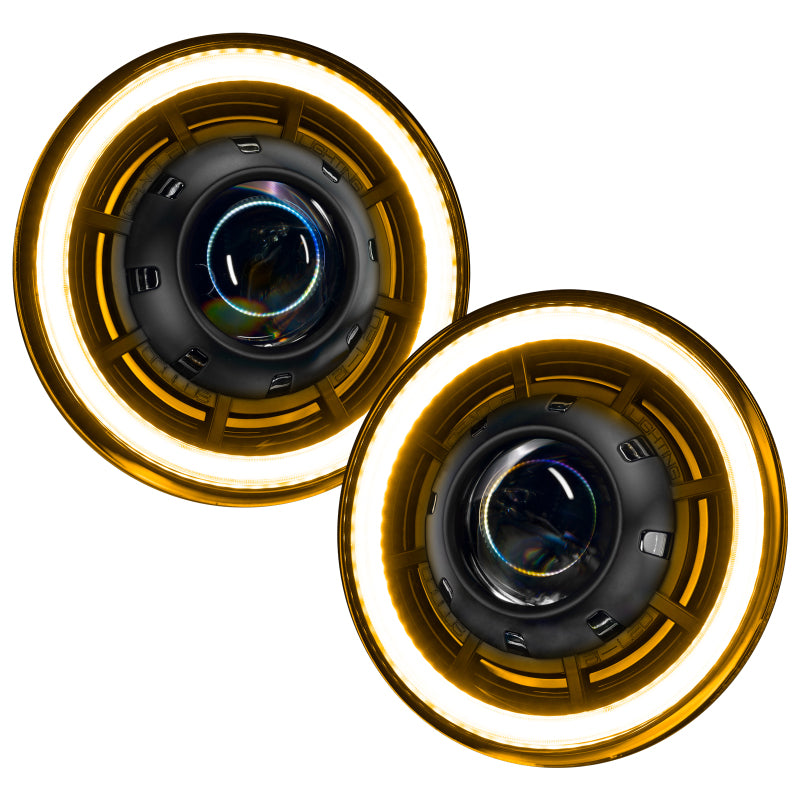 ORACLE Lighting 0718 Jeep Wrangler JK Oculus 7in Switchback Bi-LED Projector Headlights Light Bars & Cubes ORACLE Lighting