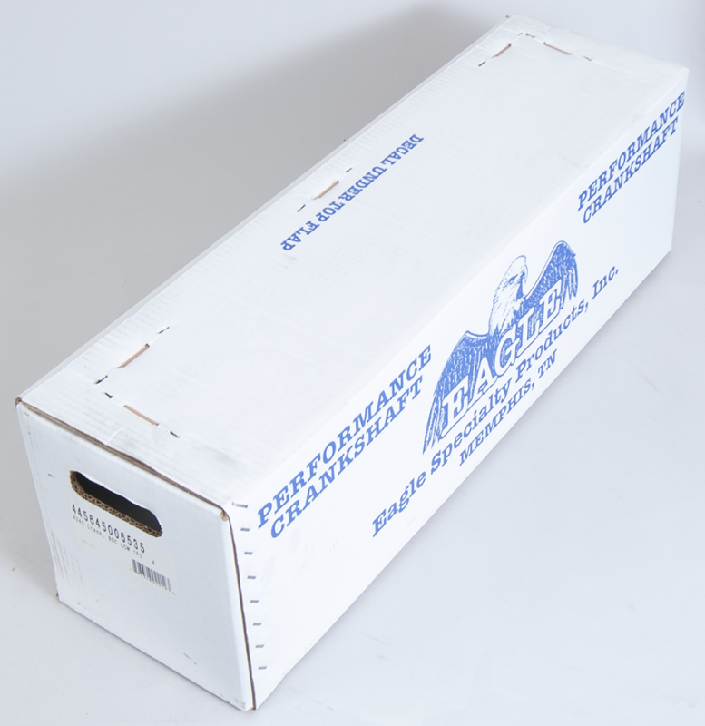 Eagle Chevy BB 1Pc Rear Seal 4.500in Stroke Int Balance Center Counterweight Forged Steel Crankshaft Crankshafts Eagle