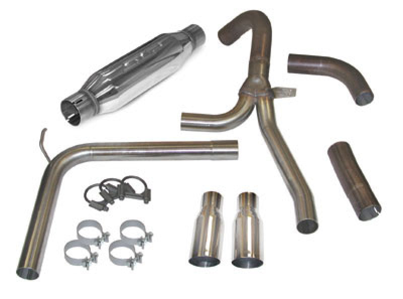 SLP 1998-2002 Chevrolet Camaro LS1 LoudMouth Cat-Back Exhaust System w/ 3.5in Slash Cut Tips Catback SLP