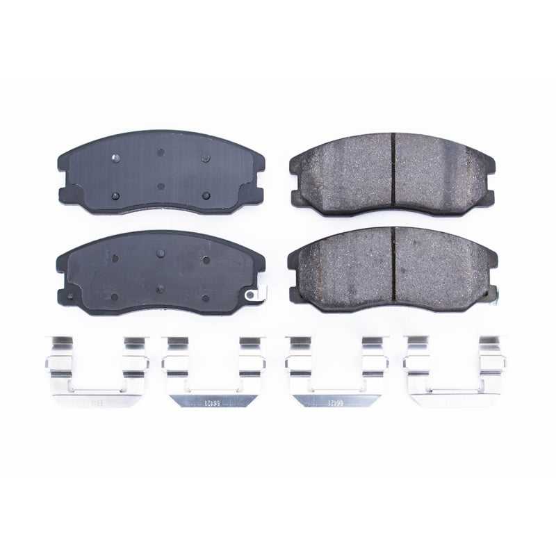 Power Stop 12-15 Chevrolet Captiva Sport Front Z17 Evolution Ceramic Brake Pads w/Hardware Brake Pads - OE PowerStop